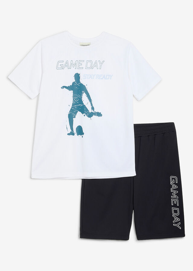 Camiseta y pantalón corto (2 piezas)