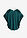 Blusa tipo túnica con aplicaciones - Verde intenso - bonprix