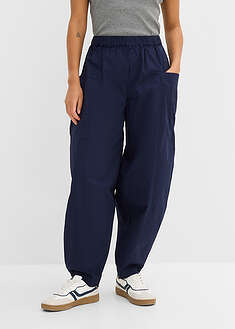 Pantalón de sarga ligero, ajuste bombacho