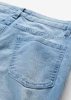 Vaqueros acampanados, mid waist, elásticos