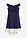 Vestido con escote bañera y detalle de nudo - Azul marino-blanco - bonprix