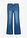 Vaqueros flared, mid waist, algodón orgánico - Azul piedra - bonprix