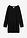 Vestido tipo sudadera de felpa suave - Negro - bonprix