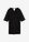 Camiseta larga favorecedora - Negro - bonprix