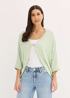 Chaqueta de punto fino de algodón puro