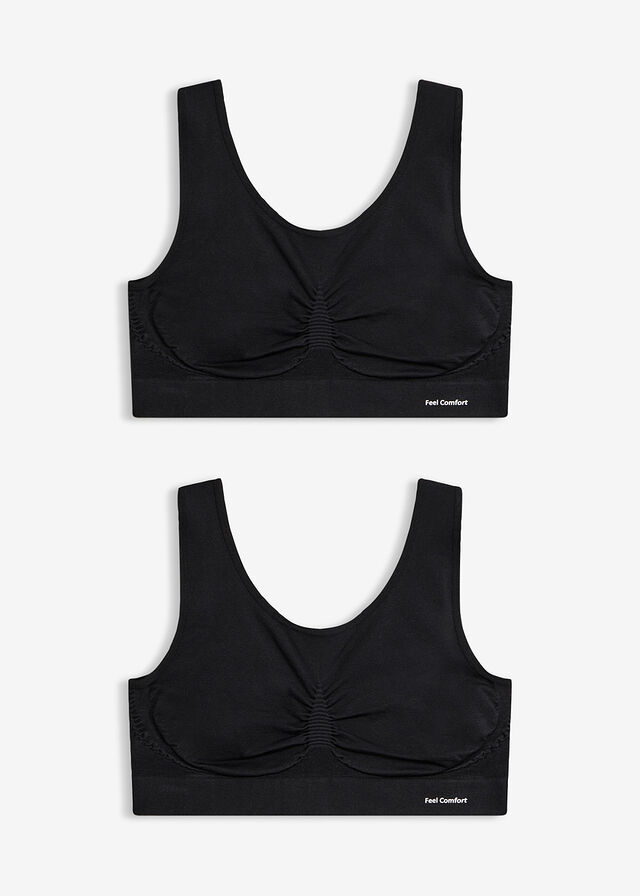 Bustier Feel Comfort sin costuras (2 unidades)