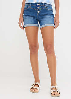 Pantalón corto vaquero con talle medio