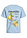 Camiseta de JJ REBEL de algodón puro - azul pálido - JJ REBEL