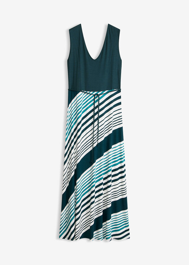 Vestido largo de mezcla de viscosa suave