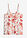 Top con tirantes finos - Crema-rojo - bonprix