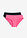 Braguita de bikini en paquete doble (2 unidades) - Rosa-negro - bonprix