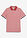 Polo de manga corta de punto de algodón orgánico puro - Rojo desierto con estampado gráfico - bonprix