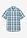 Camisa de manga corta de algodón puro milrayas - Blanco + verde agua de cuadros - bonprix