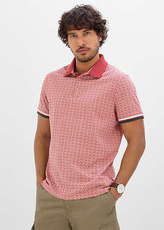 Polo de manga corta de punto de algodón orgánico puro
