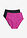 Braguita de bikini de talle alto (2 unidades) - Lila-negro - bonprix