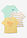 Camiseta de algodón orgánico puro (3 unidades) - amarillo claro+menta claro+blanco - bonprix