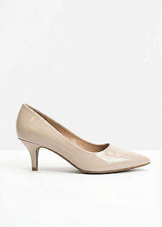 Tacones con aspecto lacado