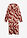 Vestido tipo caftán de viscosa fluida - rojo desierto/arena claro - bonprix
