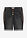 Bermudas vaqueras de talle medio con bordado y cinturilla elástica - Denim negro desgastado - bonprix