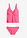 Tankini (2 piezas) con volantes - Rosa - bonprix