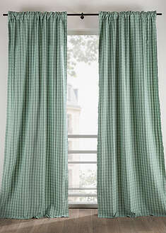 Cortina de algodón orgánico con calidad milrayas (1 unidad)