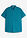 Camisa elástica de manga corta y corte slim - turquesa profundo - bonprix