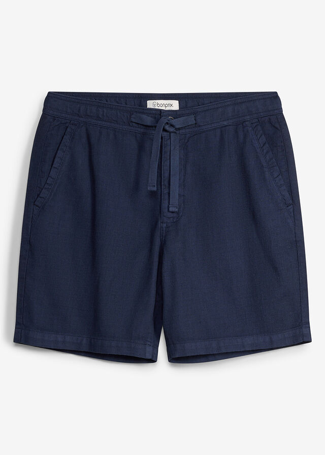 Pantalón corto sin cierre con corte regular