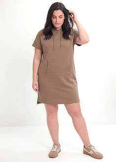 Vestido tipo sudadera con capucha