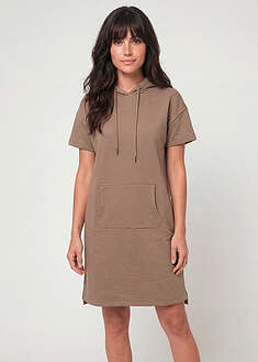 Vestido tipo sudadera con capucha