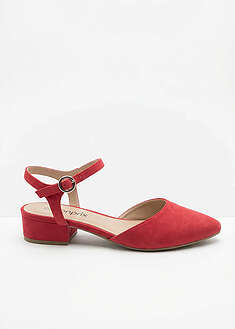 Zapatos con talón al descubierto y tacón bajo