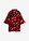 Blusa holgada de viscosa estructurada - marfil-rojo avellana-coral mate-marrón oscuro - bonprix