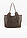 Bolso shopper de paja con detalles de hebillas - Marrón oscuro - bonprix
