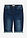 Bermudas vaqueras, mid waist, con cintura cómoda - denim intenso - bonprix