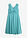 Vestido camisero con escote en V - Turquesa cobalto mate - bonprix