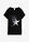 Camiseta con hilo flameado y manga corta - Negro - bonprix