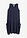 Vestido de punto de algodón con bolsillos - Azul oscuro - bonprix