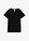 Camiseta con escote decorativo - Negro - bonprix