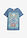 Camiseta de algodón puro - Azul vaquero estampado - bonprix