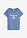 Camiseta - Azul vaquero estampado - bonprix