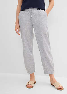 Pantalón capri de lino