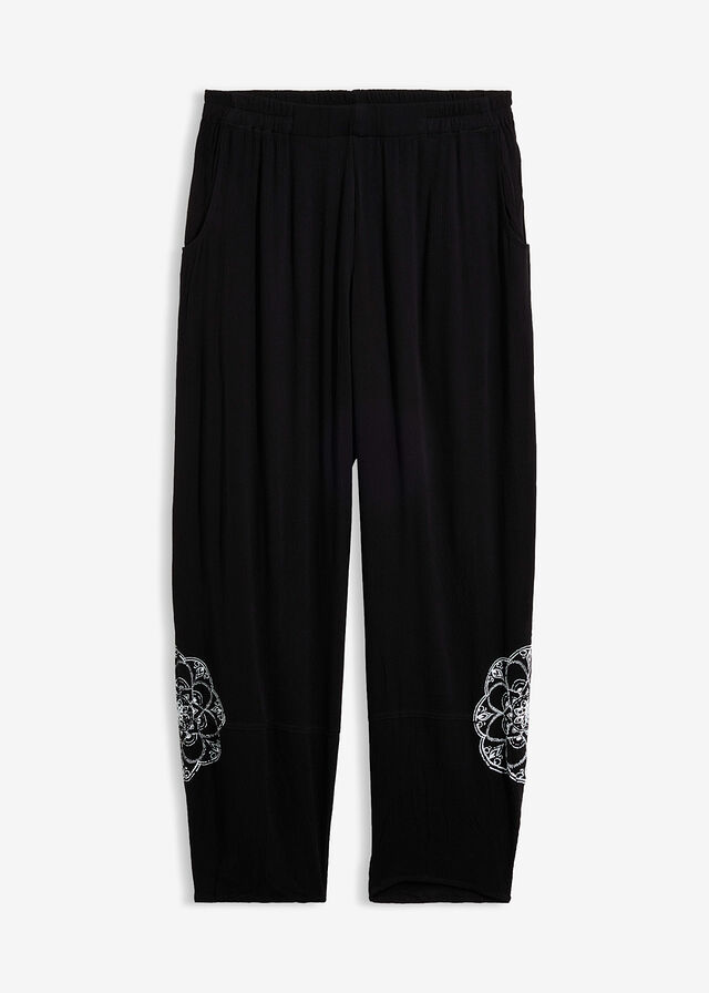 Pantalón bombacho de viscosa