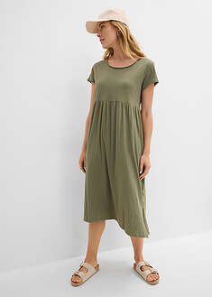 Vestido midi de algodón orgánico puro