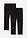 Leggings capri de corte ajustado (2 unidades) - Negro - bonprix