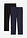 Leggings capri de corte ajustado (2 unidades) - Azul marino+negro - bonprix