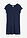 Vestido camisero de algodón orgánico puro - Azul marino - bonprix