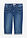 Vaqueros capri de talle medio con corte recto - Azul desgastado - bonprix