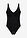 Body sin costuras con efecto moldeador medio - Negro - bonprix