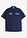 Camisa de manga corta de algodón orgánico puro - Azul marino - bonprix