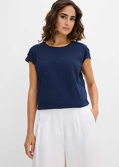 Camiseta boxy de manga corta