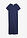 Vestido largo de algodón puro - Azul oxford - bonprix